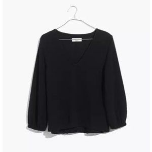 NWT Madewell Texture & Thread Full Sleeve Top